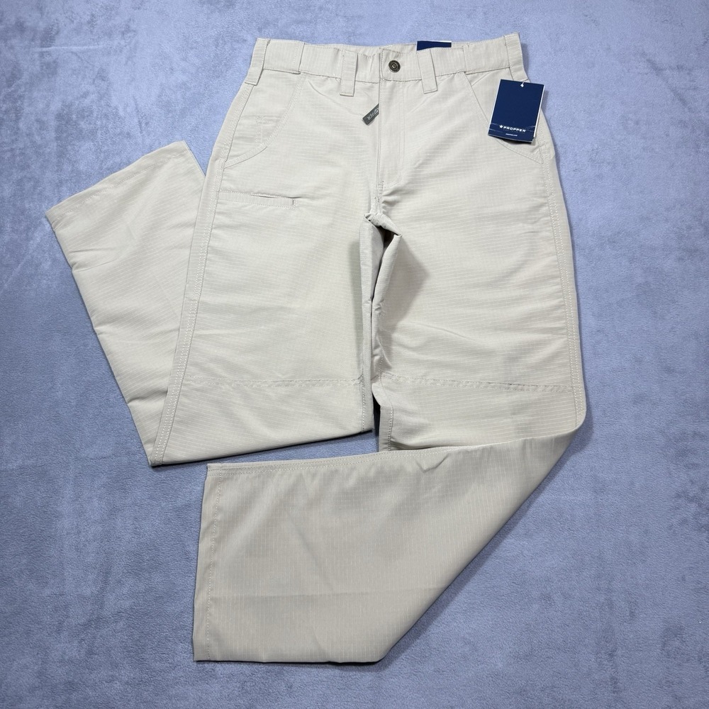 Propper Tactical Pants Mens 30x32 Khaki Edgetec Slick Pant Gorpcore Army NEW